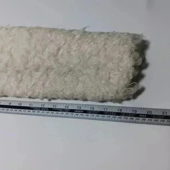 Collection By  Bernardo Off White Fuzzy Teddy Jacket. Size S - Picture 4 of 8